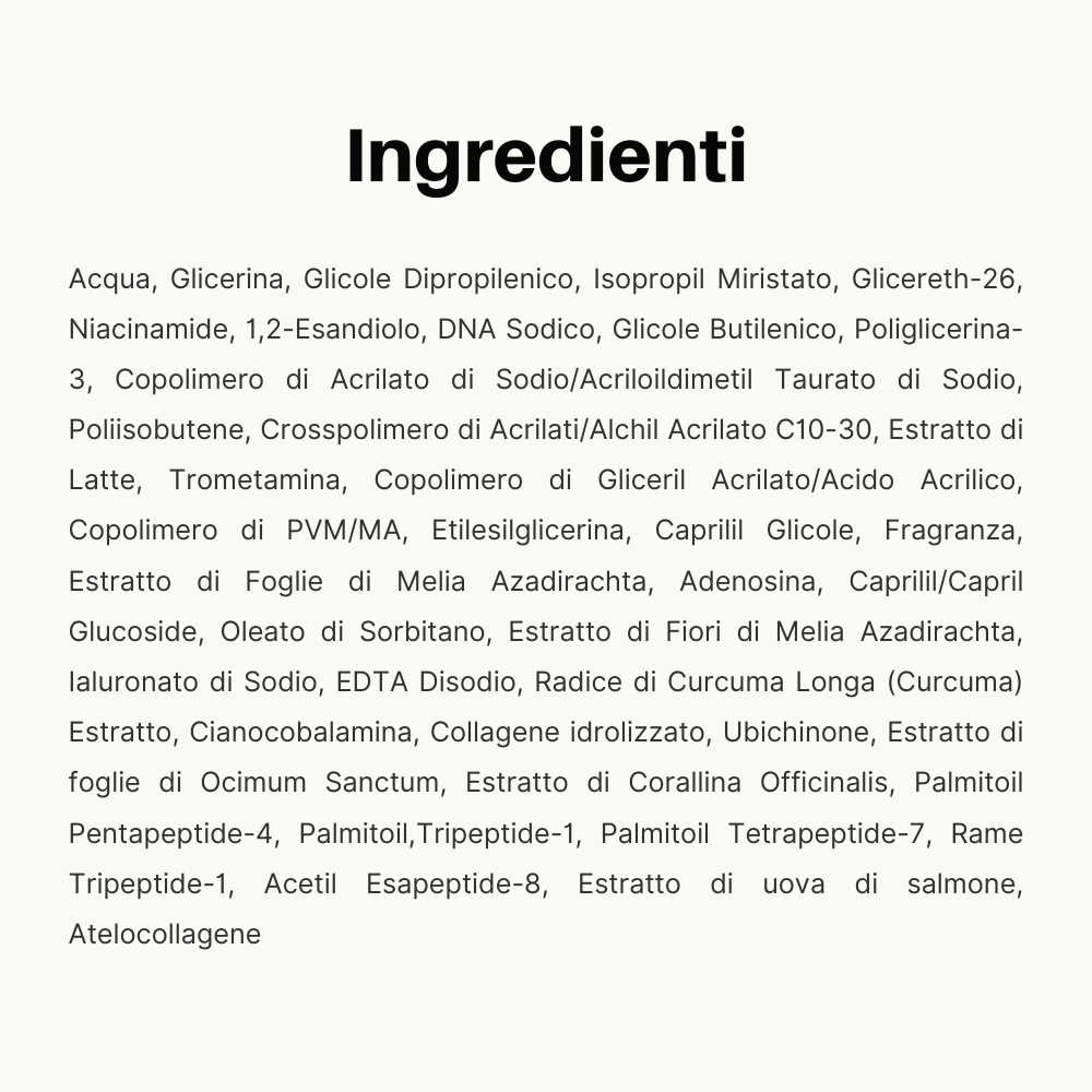 Siero illuminante con PDRN e Peptidi
