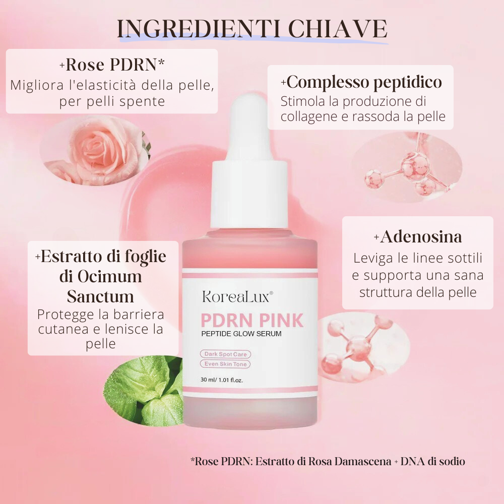 Siero illuminante con PDRN e Peptidi