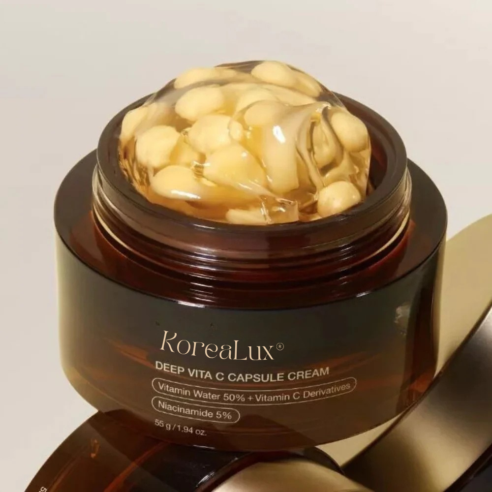 Crema gel con capsule di Vitamina C