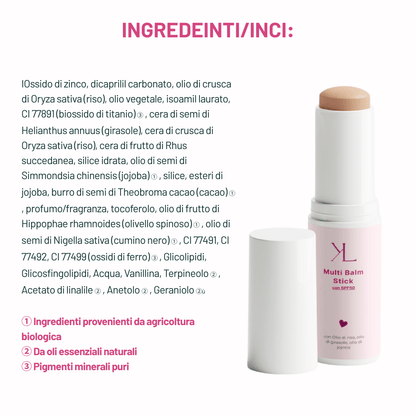 Multi Balm Stick con SPF50 – Nude - KOREALUX® - Skincare