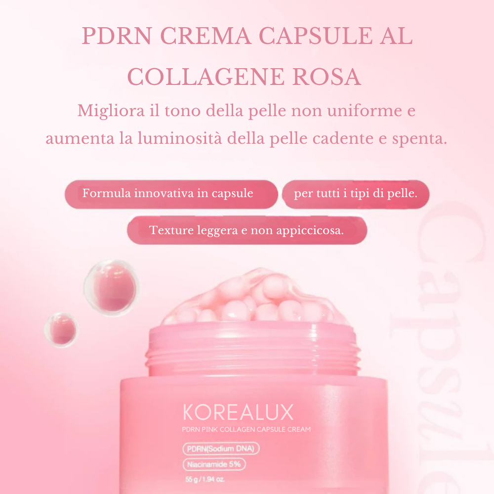 Crema Gel al collagene con capsule di PDRN