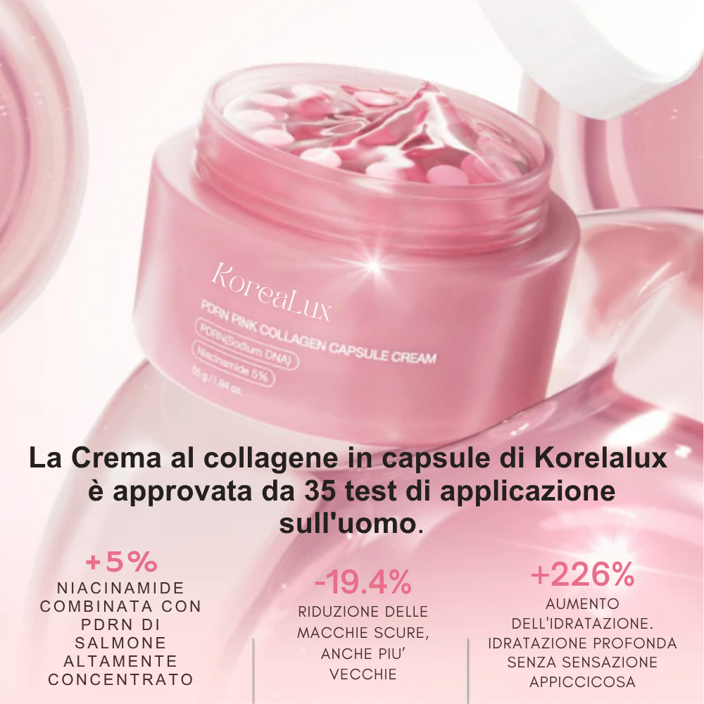 Crema Gel al collagene con capsule di PDRN