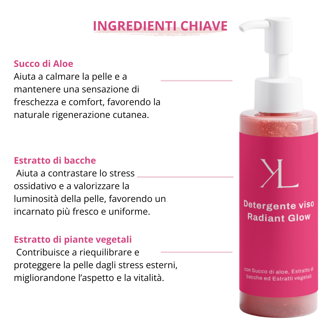Detergente viso Radiant Glow