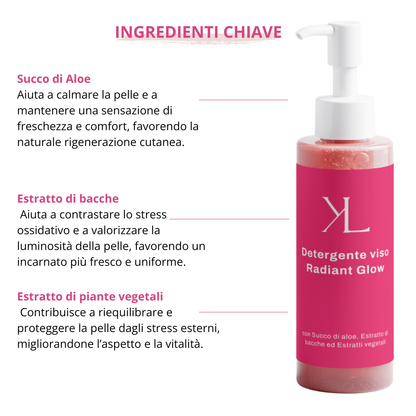 Detergente viso Radiant Glow