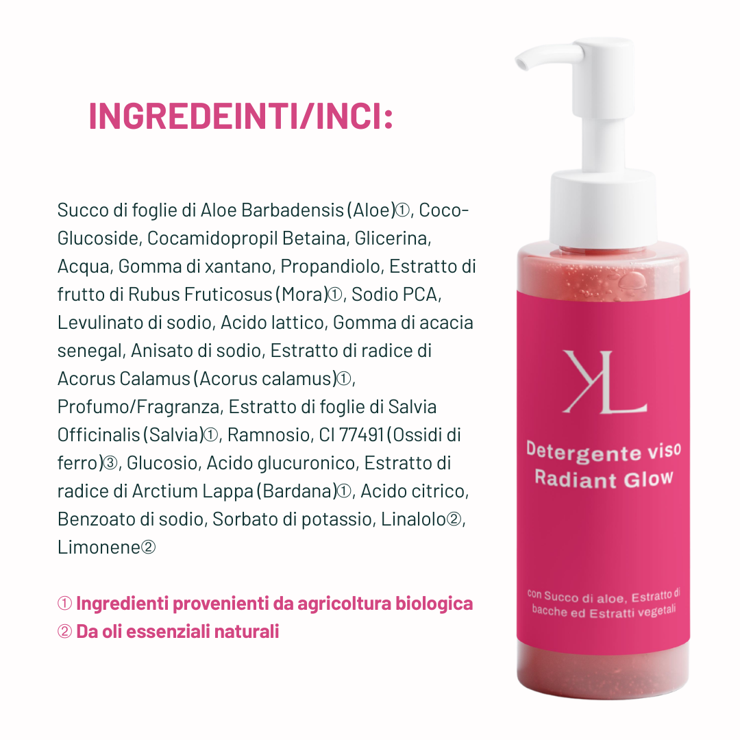 Detergente viso Radiant Glow