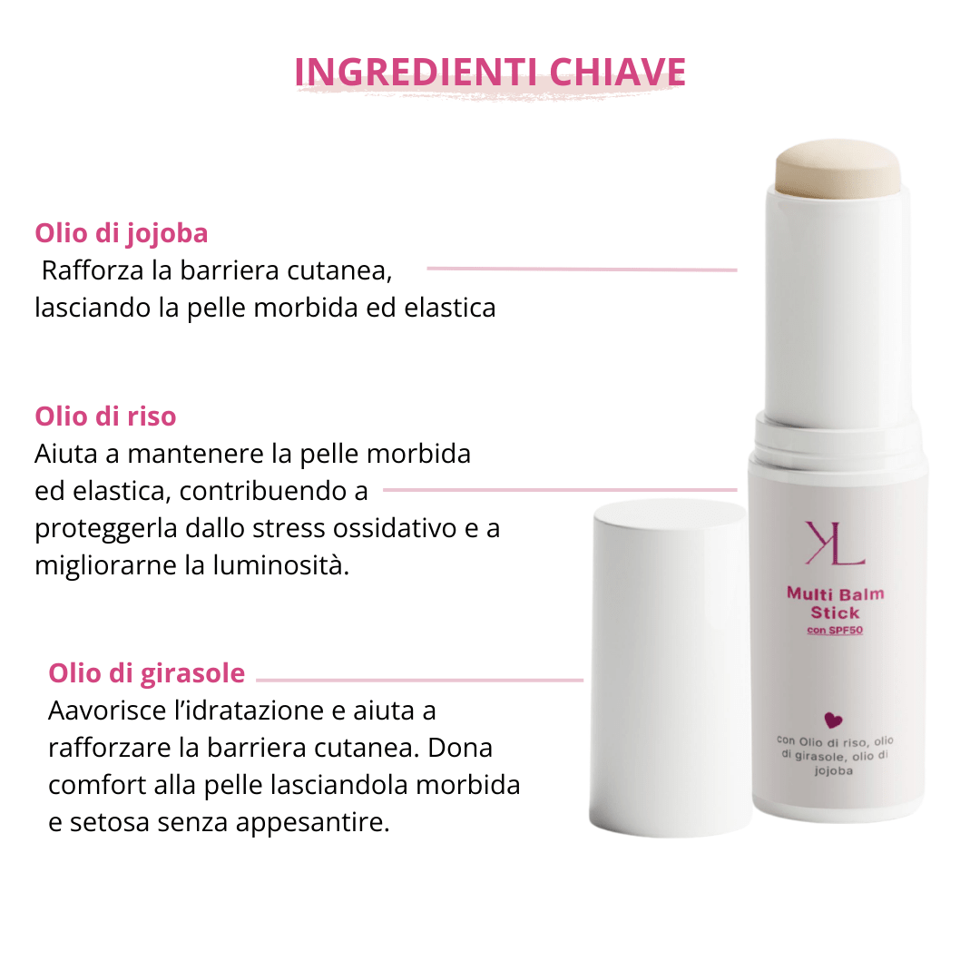 Multi Balm Stick con SPF50 - KOREALUX® - Skincare