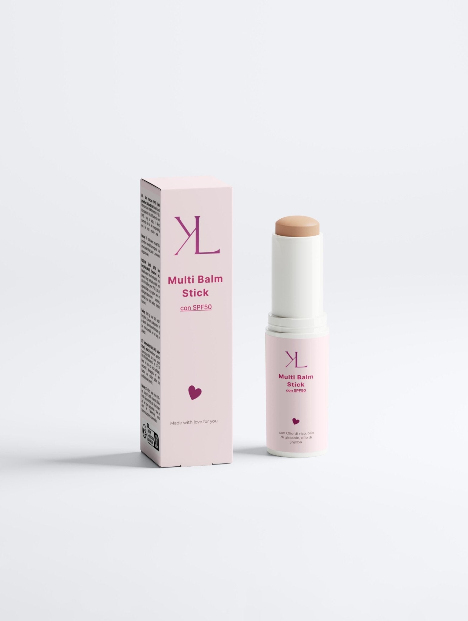 Multi Balm Stick con SPF50 – Nude - KOREALUX® - Skincare