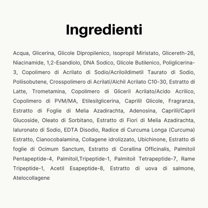 Siero illuminante con PDRN e Peptidi