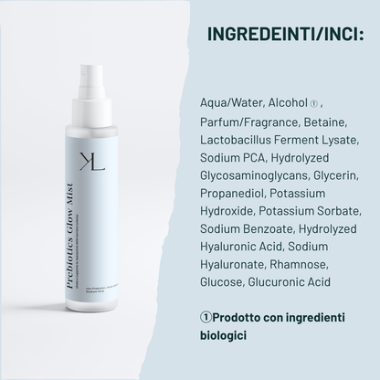 Prebiotic Glow Mist per pelle fresca luminosa e confortevole