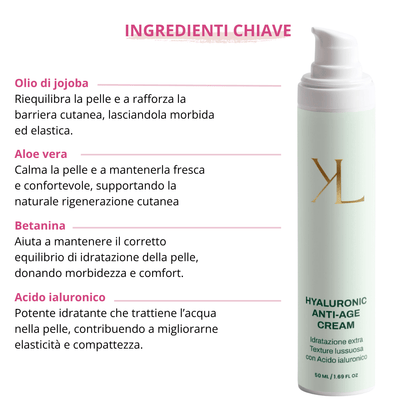 Hyaluronic Anti-Age Cream - KOREALUX® - Skincare