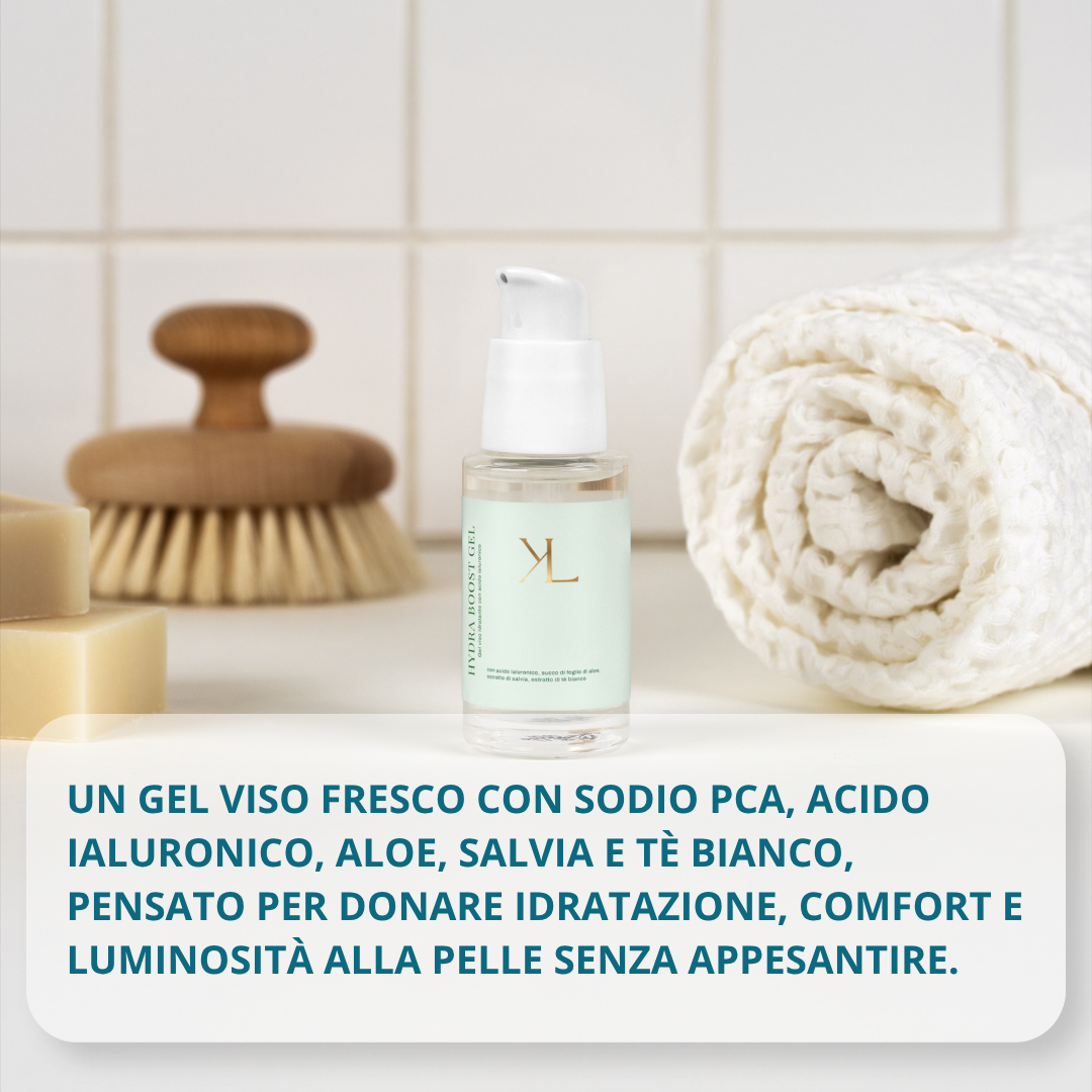Hydra Boost Gel Korealux gel viso idratante con acido ialuronico