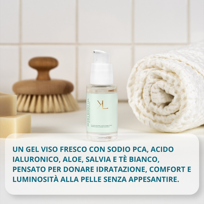 Hydra Boost Gel Korealux gel viso idratante con acido ialuronico