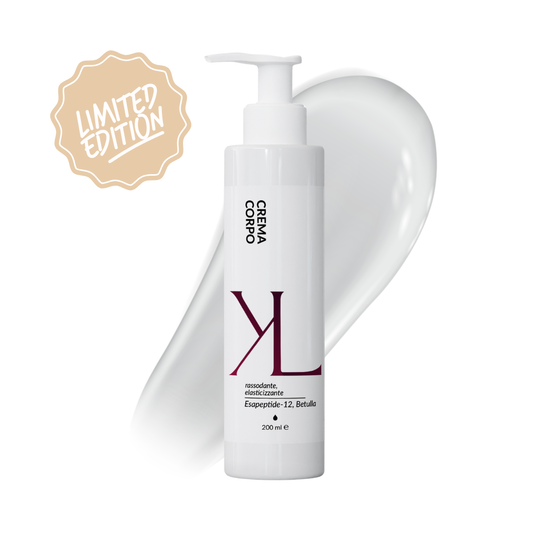 Remodel Body Cream crema corpo rassodante Korealux
Ingredienti chiave Remodel Body Cream con Ginseng Betulla Argan ed Esapeptide-12
Crema corpo rassodante per pelle tonica elastica e luminosa
Trattamento corpo Korealux per pelle più compatta e levigata