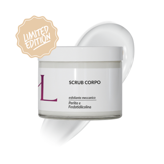 Shape Body Scrub esfoliante corpo Korealux
Ingredienti chiave Shape Body Scrub con Perlite Maca Guaranà e Caffeina
Scrub corpo esfoliante per pelle liscia levigata e uniforme
Trattamento corpo Korealux Shape Body Scrub per pelle a buccia d’arancia