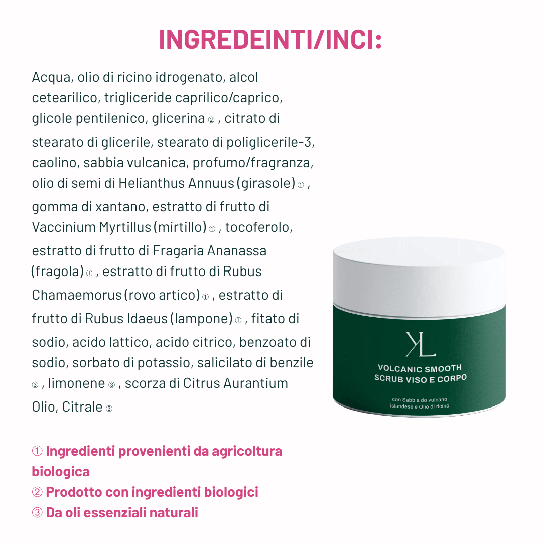 Volcanic Smooth — Scrub viso e corpo - KOREALUX® - Skincare