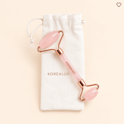 Roller viso in quarzo rosa - KOREALUX - Accessori viso